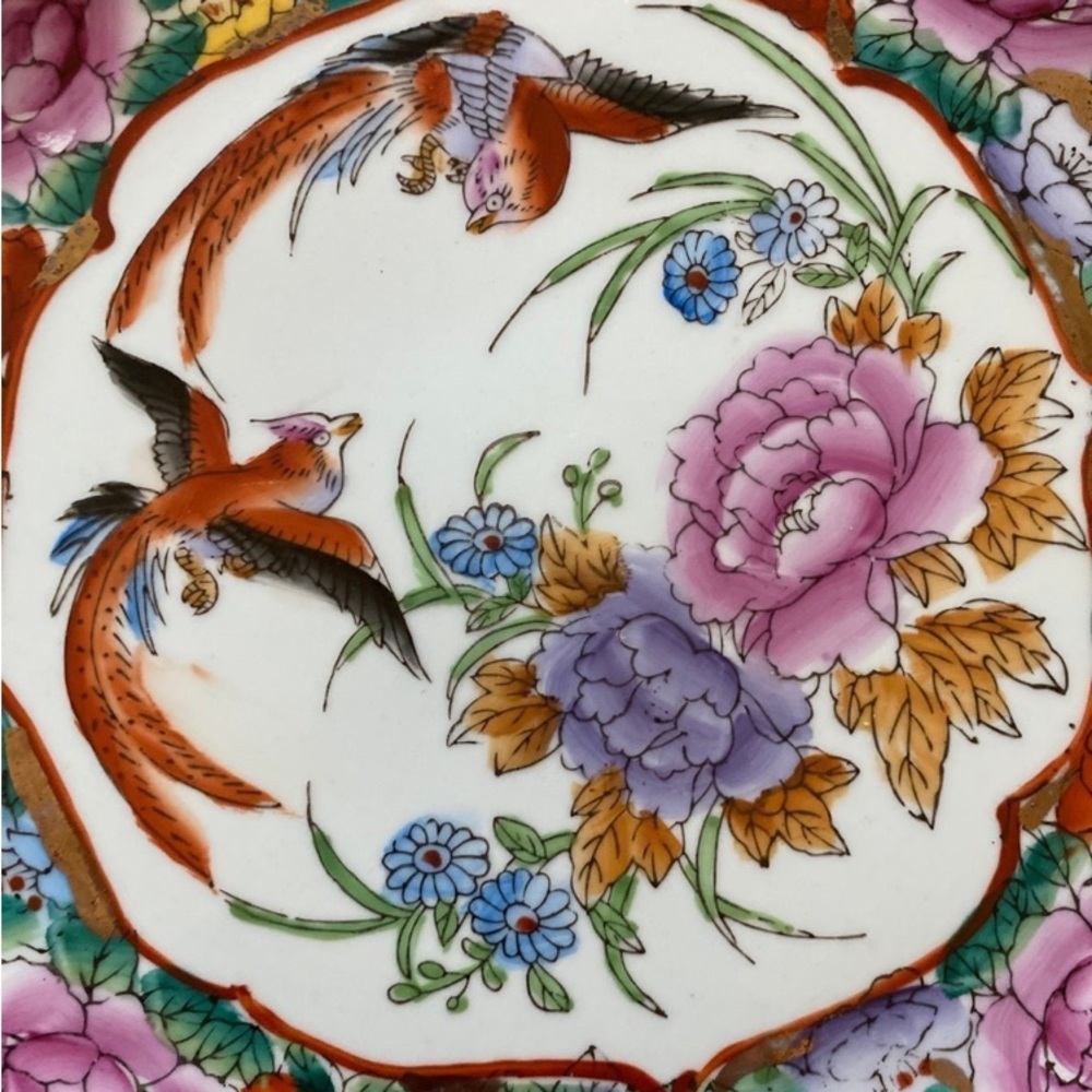Vintage Chinese decorative plate - Picture 4 of 5